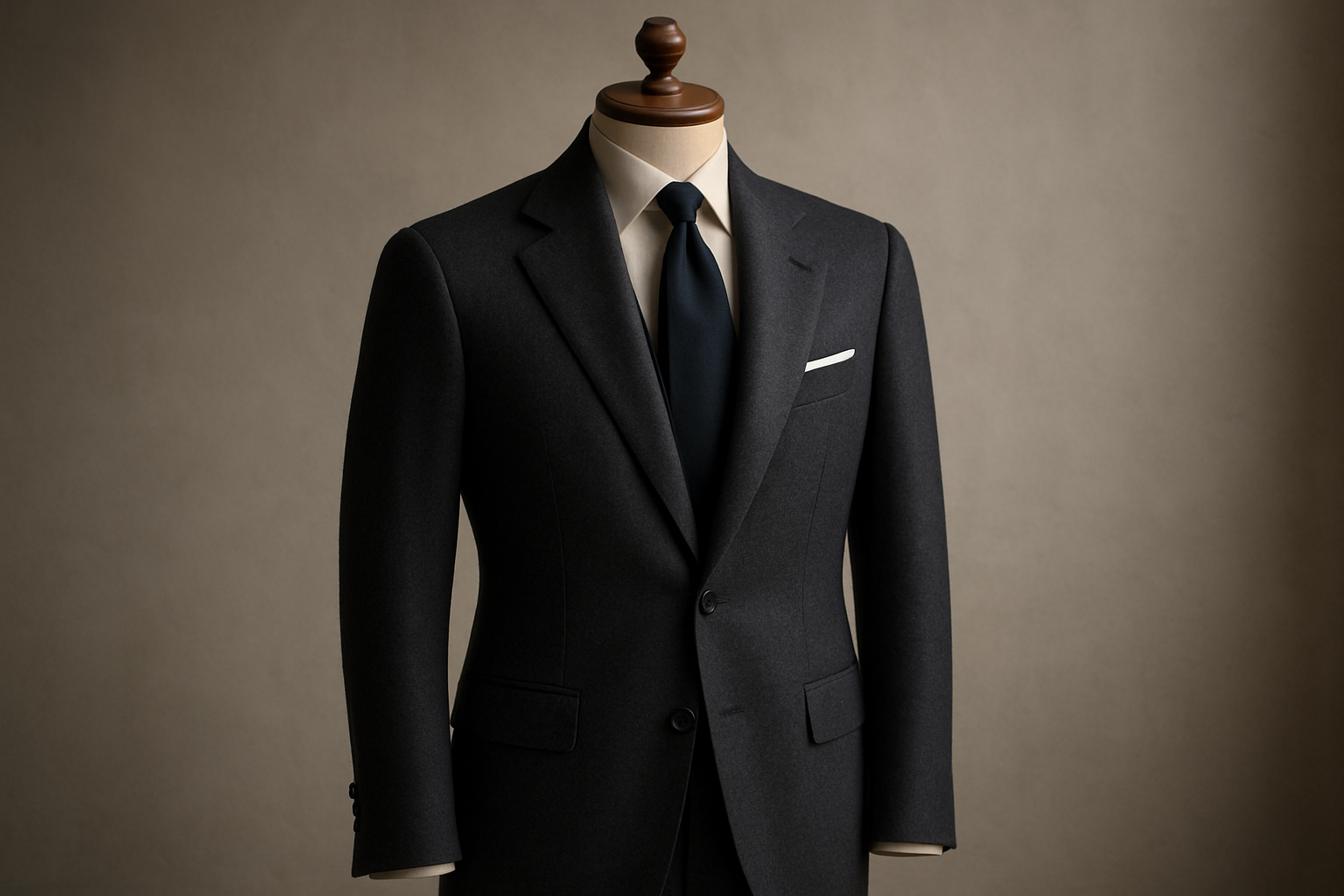 tailored suit Luxurious Merino Wool and Cashmere